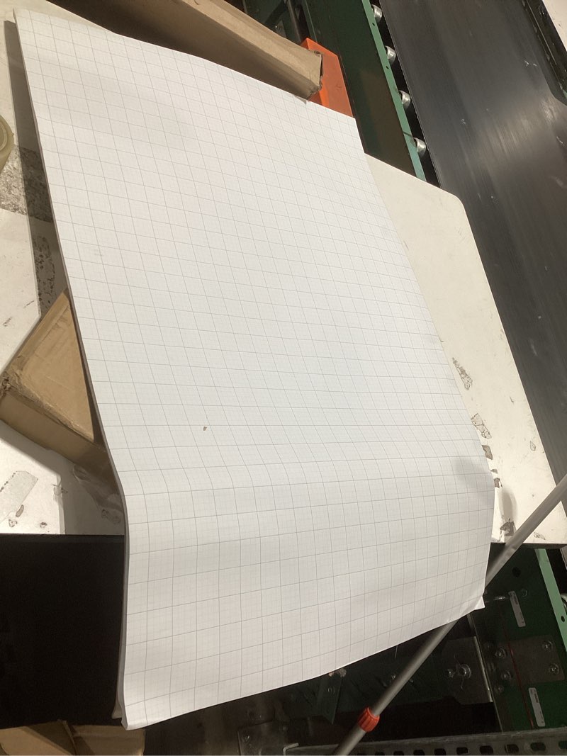 Condition photo showing Good Condition for isometric graph paper, 17x24dot grid paper, 0.25\" grid, 50 sheets landscape, easy-tear glue-bound, 11\"x17\" cardboard backing, for drafting, engineering, architect designers 11\" x 17\"landscape 1 pack-dot grid (50 sheets/pad)