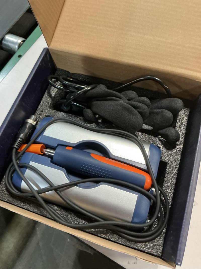 Condition photo showing As Is for CK01 Ultrasonic Cutter – 65W Max Power, 5-Level Adjustable, 40kHz Vibration, 5 Blade Types, Professional Cutting Tool for 3D Prints, Prototyping, Plastic, Car Mods, and Woodworking (Pro Kit)