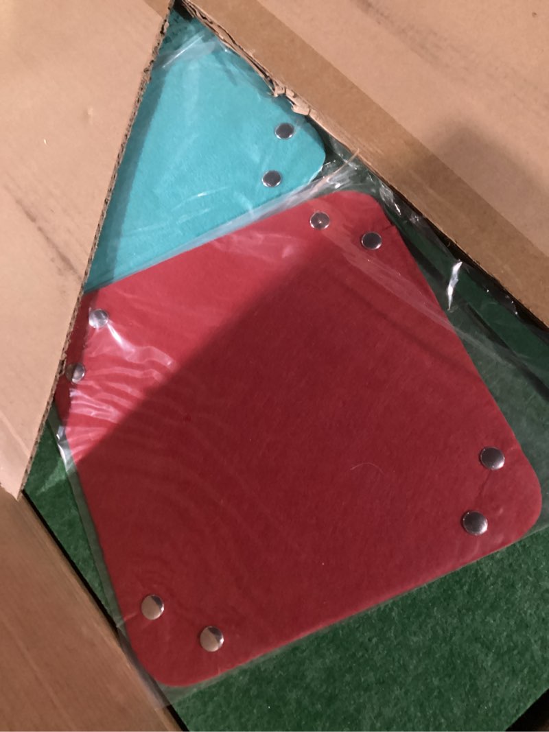 Condition photo showing Good Condition for 1000 Pieces Portable Jigsaw Puzzle Board with 6 Colored Sorting Trays, Tilting Puzzle Boards with 2-in-1 Stand & Cover, Lightweight Felt Jigsaw Table with Angle Adjustments - Green