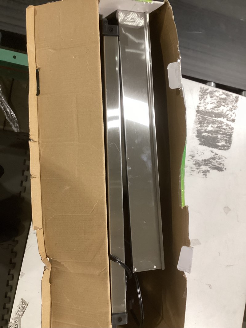 Condition photo showing Good Condition for Nutrichef Professional Stainless Steel Buffet Warmer Server with 3 Trays | Portable Hot Plate Food Warmer Station for Parties & Events | Easy to Clean | 3 See-through lids | Max Temperature 175F 3 Pot 3.5 Quart