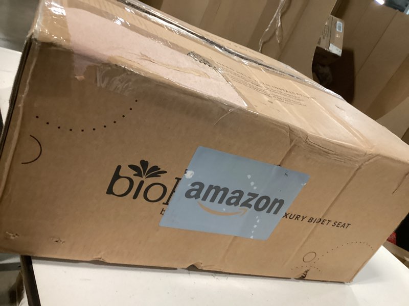 Condition photo showing New/Like New for Bio Bidet BB2000 Electric Bidet Toilet Seat, Warm Water with Air Dryer, Heated Seat with Sensor and Slow Close Lid, Night Light, Remote Control, Round, White Round Premium Bidet