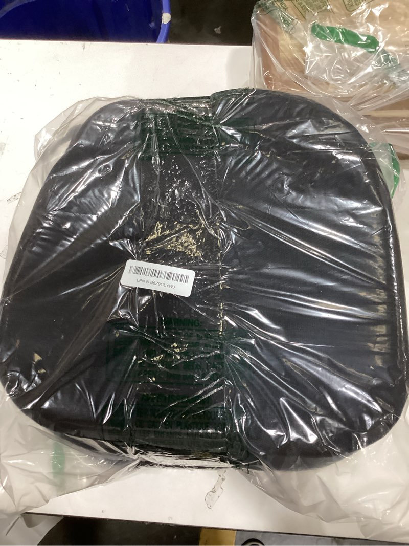 Condition photo showing New/Like New for 2.4 inch thick metal chair cushions 14x14 set of 4 non slip metal dining chair pads with ties and removable cover seat cushion for cafe kitchen dining room black black 4