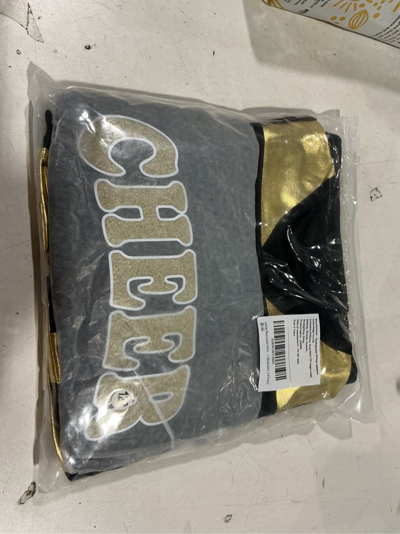 Condition photo showing New/Like New for yolsun Cheerleader Costume for Girls Cheerleading Uniforms Halloween Cute Uniform High School Cheer Leader Outfit