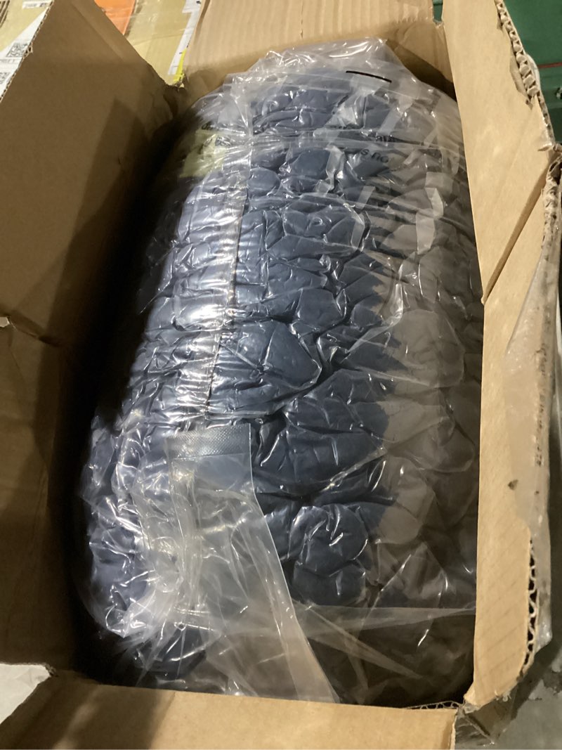 Condition photo showing New/Like New for momcaywex football bean bag chair for kids, cuddly sherpa, 2.5 feet, dark blue