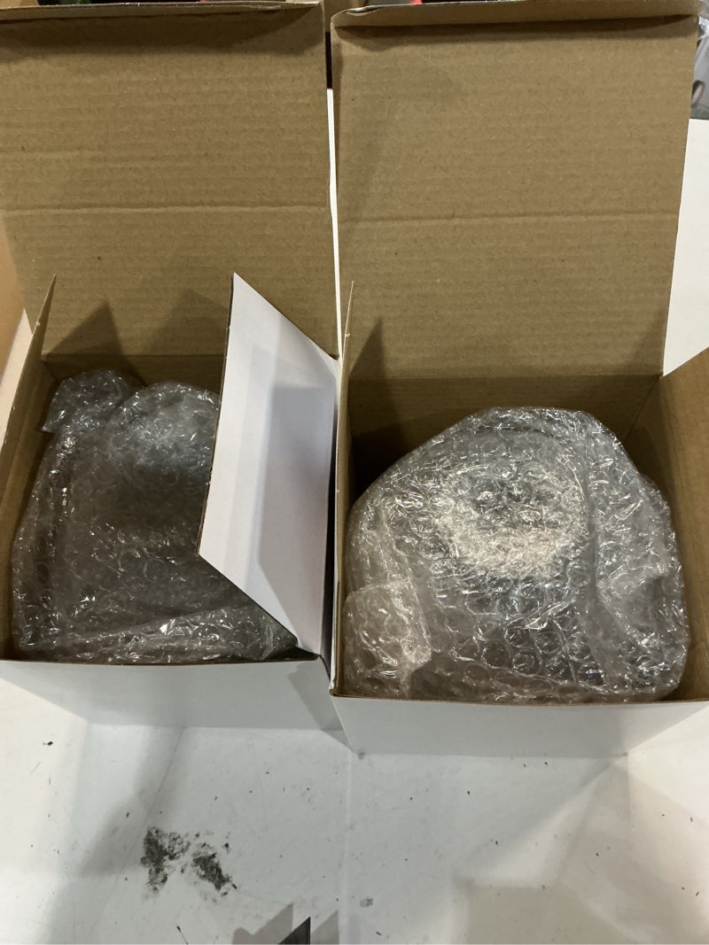 Condition photo showing New/Like New for vihose 6 pcs glass ceiling fan light shades covers clear hammered style bell glass replacement shade about 1.7 inch fitter for ceiling fan light chandelier wall sconce 4.1" h