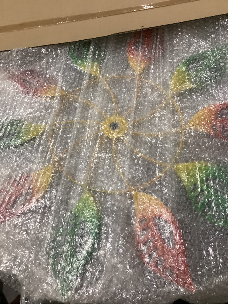 Wind Spinners Yard Decorations Outdoor, 24 Inches Large Windmill Garden Decor for Outside, Metal Win