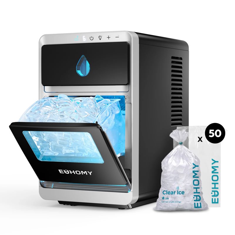 euhomy lunaarc crescent ice maker