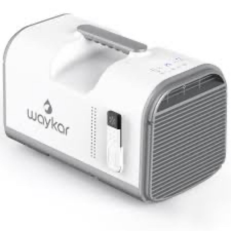 portable air conditioner 4500 btu – quiet ac for tent, rv & camping, with cooling, dehumidifying & fan functions, remote control included
