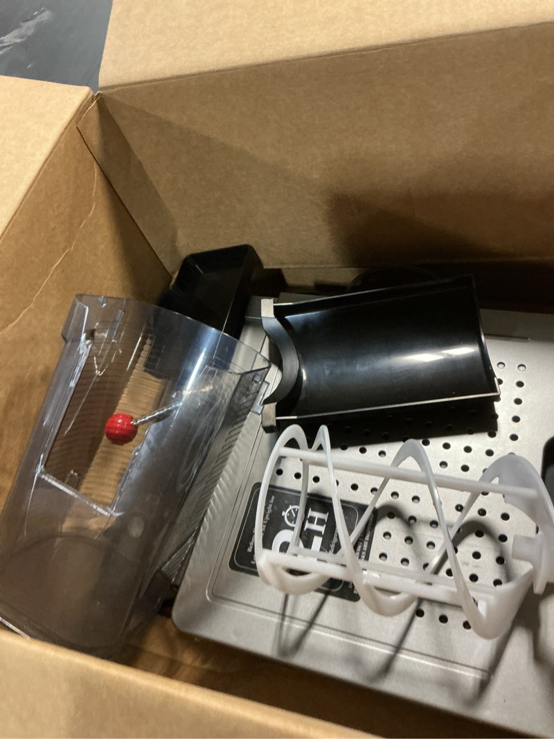 Condition photo showing As Is for Oylus Soft Serve Ice-Cream Maker – 70oz Slushie Machine, No Ice Needed, Self-Cleaning with One-Touch Reservation & 6 Preset Programs for Sorbet, Frozen Margaritas, Milkshakes, Frappés and More