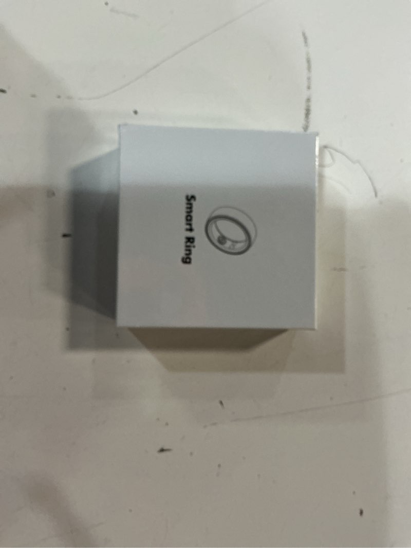 Condition photo showing New/Like New for Smart Ring, Size First, Health Ring No App Subscription, Women’s Health, Heart Rate, Blood Oxygen, Fitness Monitor, Sleep Tracker, Up to 7-Day Battery, Smart Rings for Men/Women BJ02 (Black, 8)