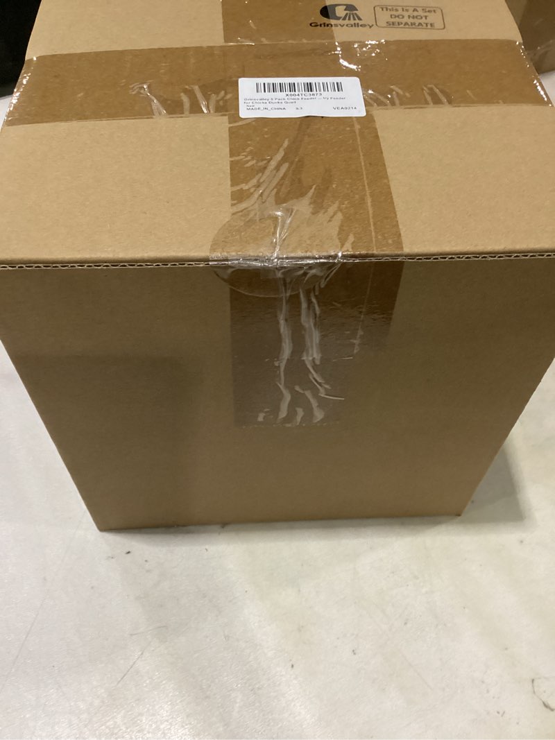 Condition photo showing Good Condition for 5 pack 3l heated chicken waterer chick perch set for winter 0.8 gallon heated poultry fountain with leg support and flip top poultry feeder for chicks ducks quail