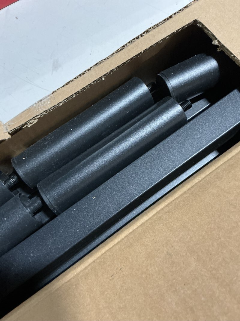 Condition photo showing As Is for Bedsnus California King Size Bed Frame, 7 Inch Metal Basics Bed Frame,Low Profile Base for Box Spring, 9-Leg Support, Noise-Free, Easy Assembly, Black