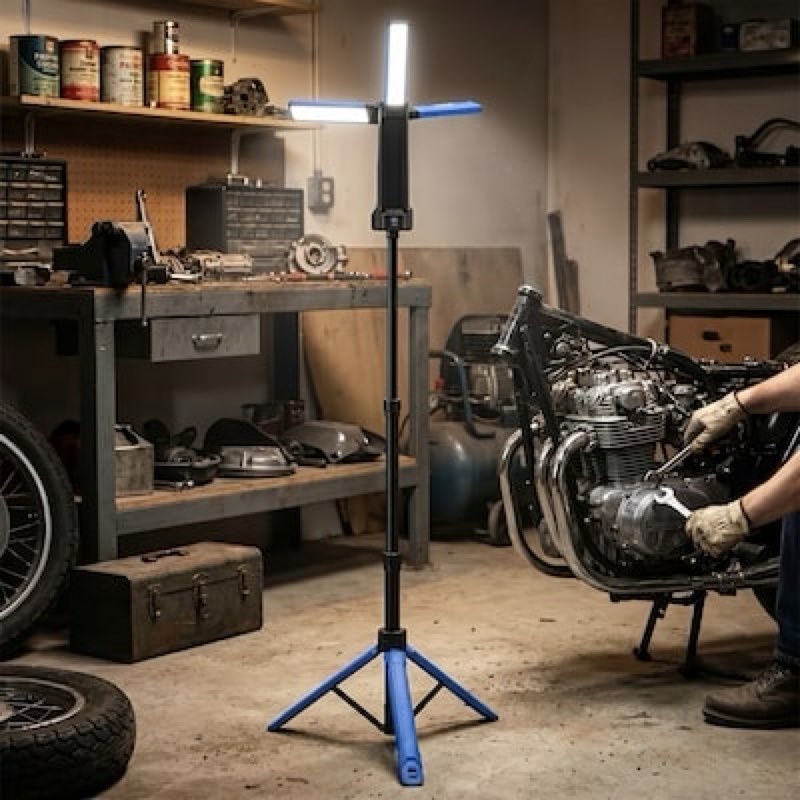 kobalt 3000 -lumens battery-operated rechargeable portable work light
