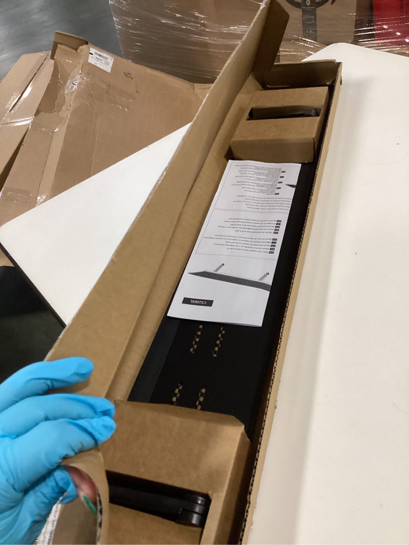 Condition photo showing New/Like New for Bracwiser No Drill TV Top Shelf 35.43 inch Wide Monitor Top Mounting Bracket Platform Holds Speaker, AV Receiver, Media Box, Game Console and More (CS106XL)