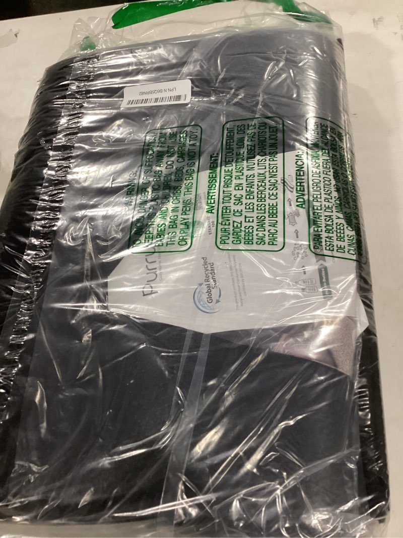 Condition photo showing As Is for PURRUGS Dirt Trapping Door Mat 32" x 47", Non-Slip Machine Washable Entry Rug, Dog Doormat, Indoor Front Door Mat, Super Absorbent Entryway Rug for Muddy Shoes & Paws, Black Black 32" x 47"