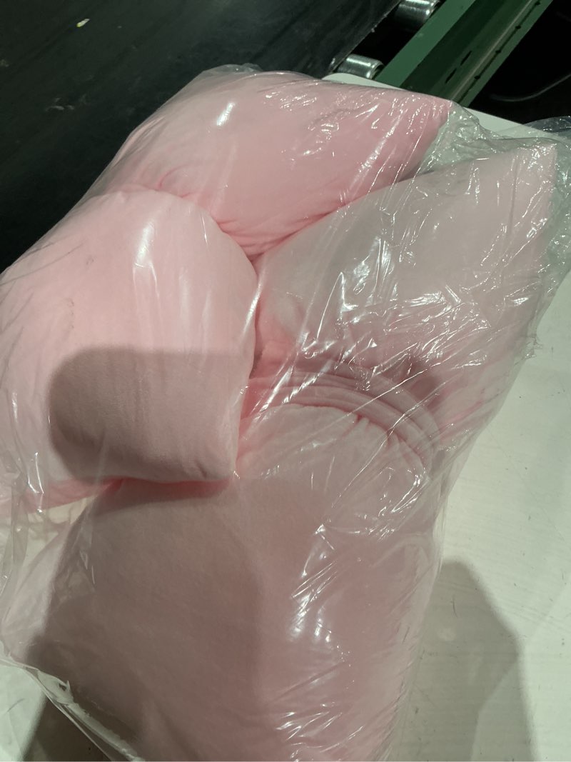 Condition photo showing Good Condition for beeveer pink 2 pcs bow pillow 12 x 18 inch coquette throw pillows large bow shaped velvet cushion coquette decorative for girls room bed sofa couch car decorations