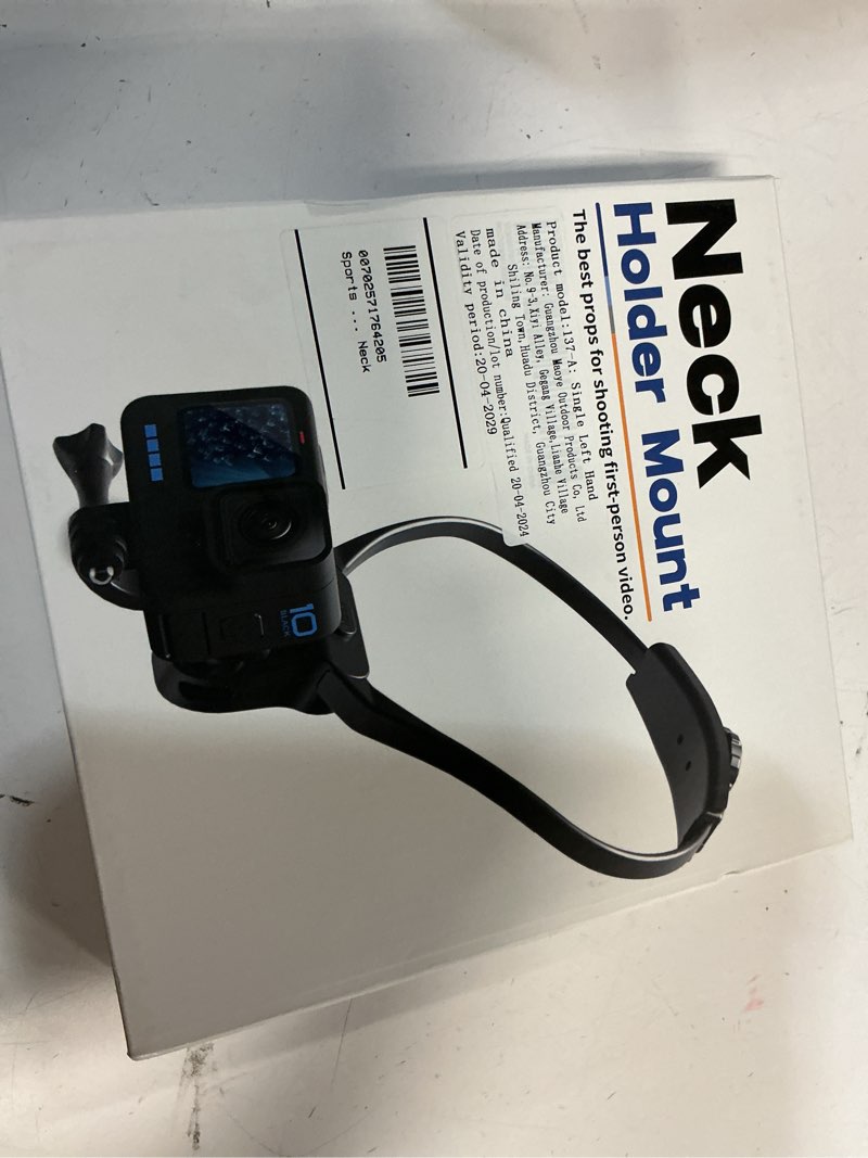 Condition photo showing New/Like New for sports camera accessories mobile phone holder gopro11/10/9/8/7 accessories neck holder first person perspective luya video