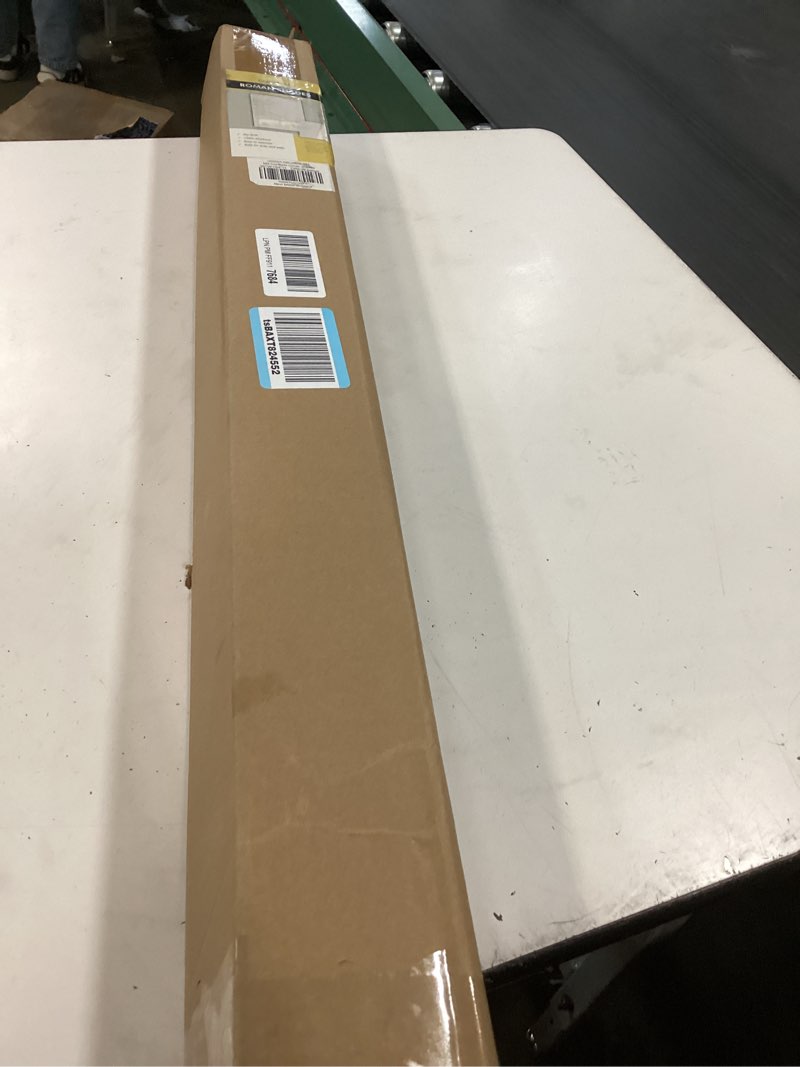 Condition photo showing New/Like New for no tools no drill cordless roman shades for indoor windows 100% blackout, for window size 36" w × 64" h beige beige 36" w × 64" h