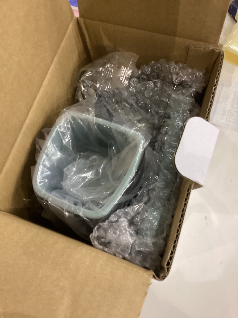 Condition photo showing Good Condition for Cheese Grater Vegetable Cheese Shredder Slicer Grater for Kitchen 3 Changeable Blades for Cheese Potato Zucchini Nuts Chocolate (Grey Blue)