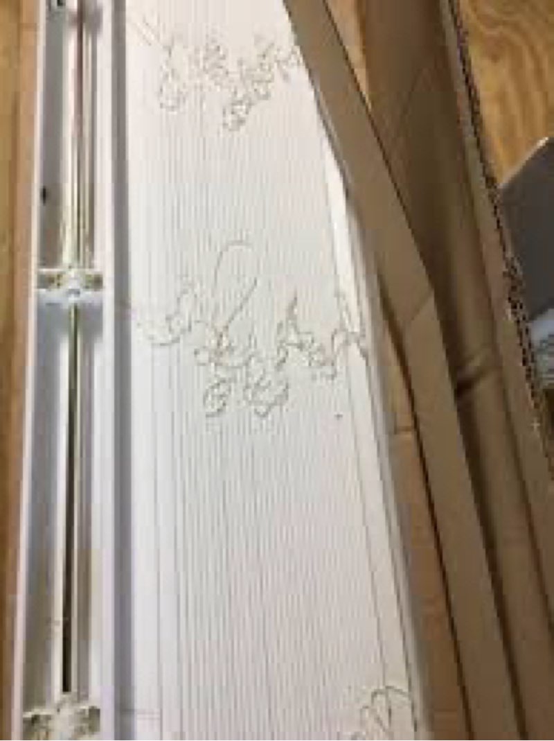 CLASS C - ALEEN + ROTH Cordless Faux Wood darkening Horizontal blinds 70x7