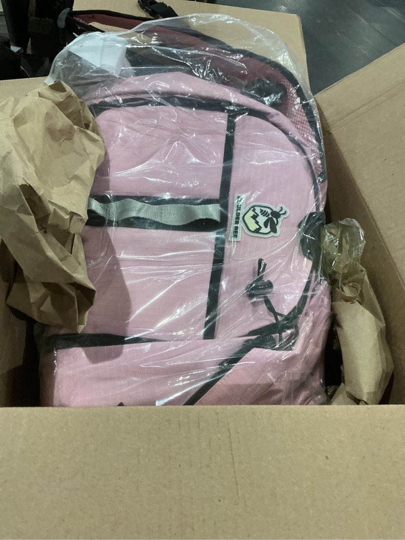 Condition photo showing Good Condition for boulder bee lacrosse backpack with stick holders, field hockey bag, lacrosse gift for women retractable-pink