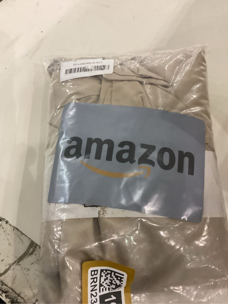 L.Z.E Light Filtering Curtains 72 Inch Length 2 Panels Set Beige Privacy Non-See-Through Semi Sheer 