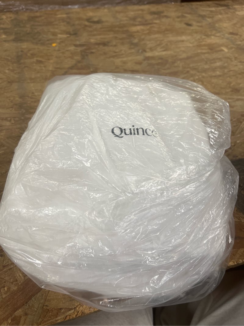 Condition photo showing New/Like New for european linen duvet cover full/queen white