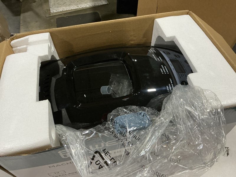 Condition photo showing Good Condition for West Bend Hi-Rise Bread Maker Machine Programmable 12 Programs Including Gluten Free & 3 Loaf Sizes and Crust Colors with Traditionally-Shaped Horizontal Bread Pan with Dual Knead Blades, 3-Lb, Gray