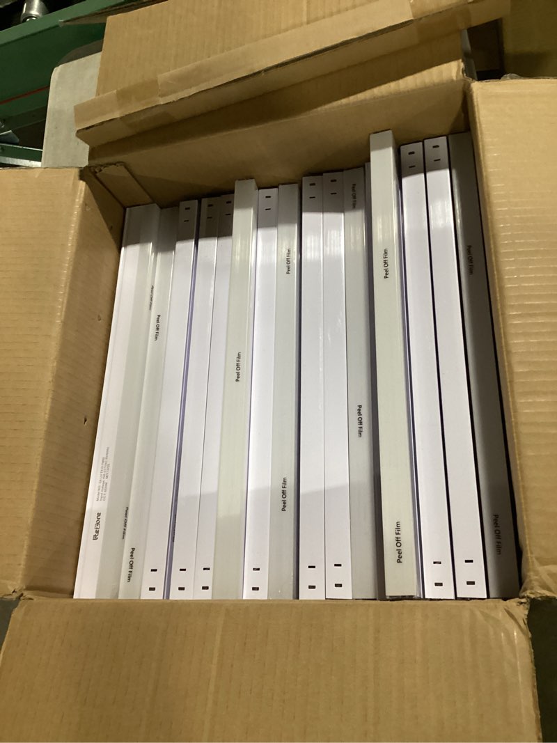 Condition photo showing As Is for hexagon garage lights: 581w 83 pack 22 grids led garage lights - easy install 6500k super bright honeycomb light for warehouse, car detailing shop, exhibition hall, gym 22 hex