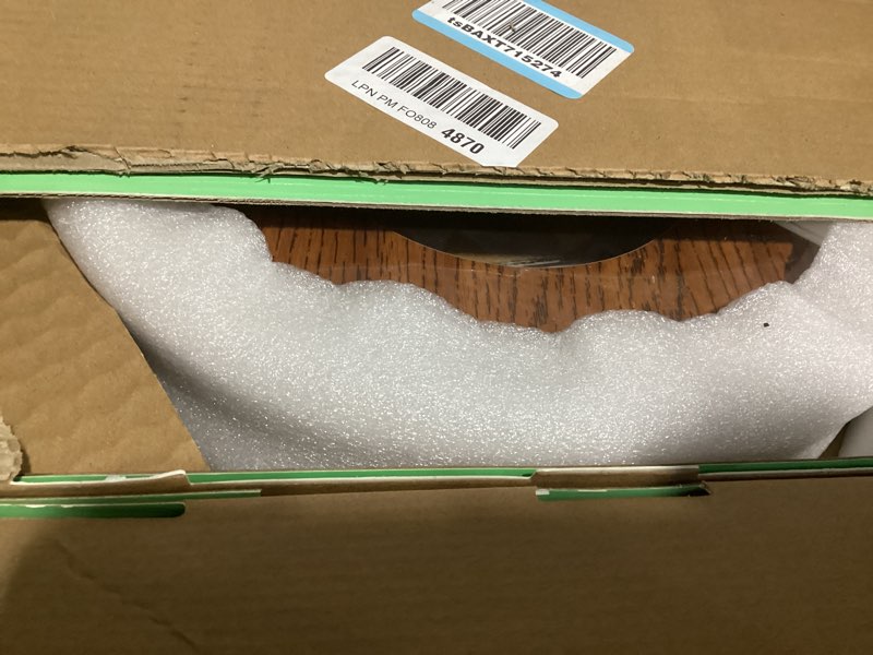 Toilet Seat, Slow Close, Premium Moulded Wood, Quick Release, Red Oak Look, PIKLiDS, Laminated Woodg