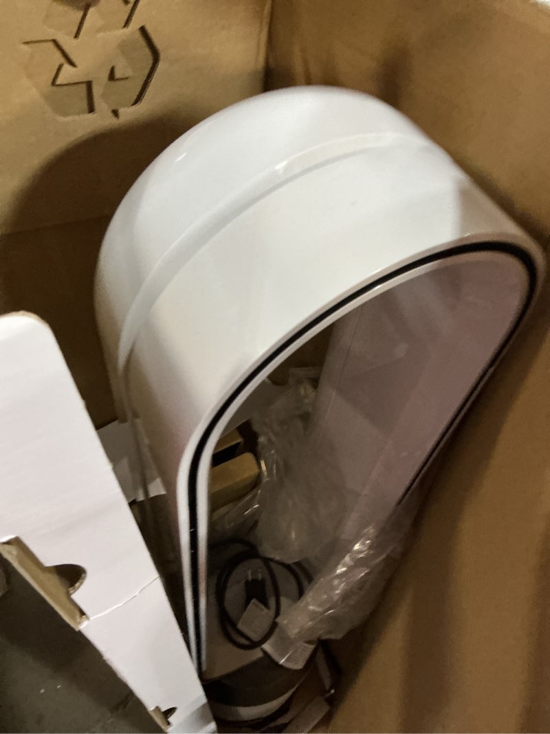 Condition photo showing As Is for Dyson Purifier Cool PC1, HEPA Air Purifier Tower Fan, App and remote controlled, 350° oscillation, 10 levels, bladeless (White)