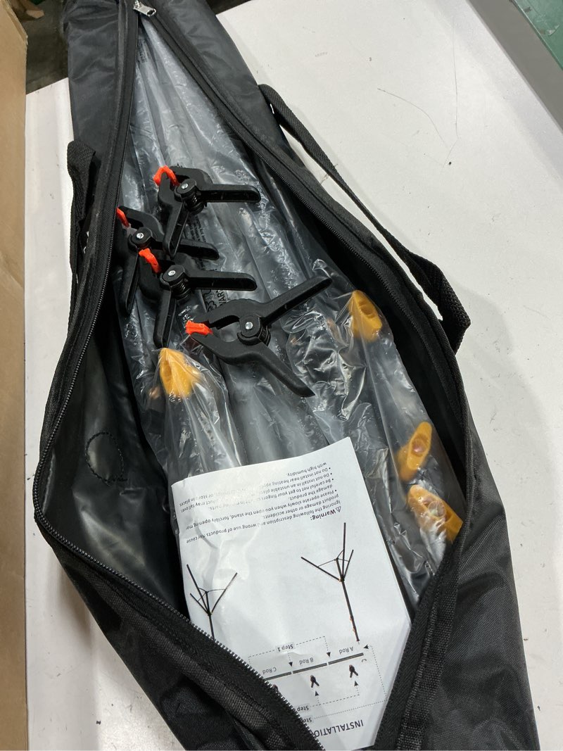 Condition photo showing Good Condition for linco lincostore backdrop support stand kit 10x6.5ft adjustable photography studio photo background support system with carrying bag for green screen muslin, 4171 10ft wide 6.5ft high