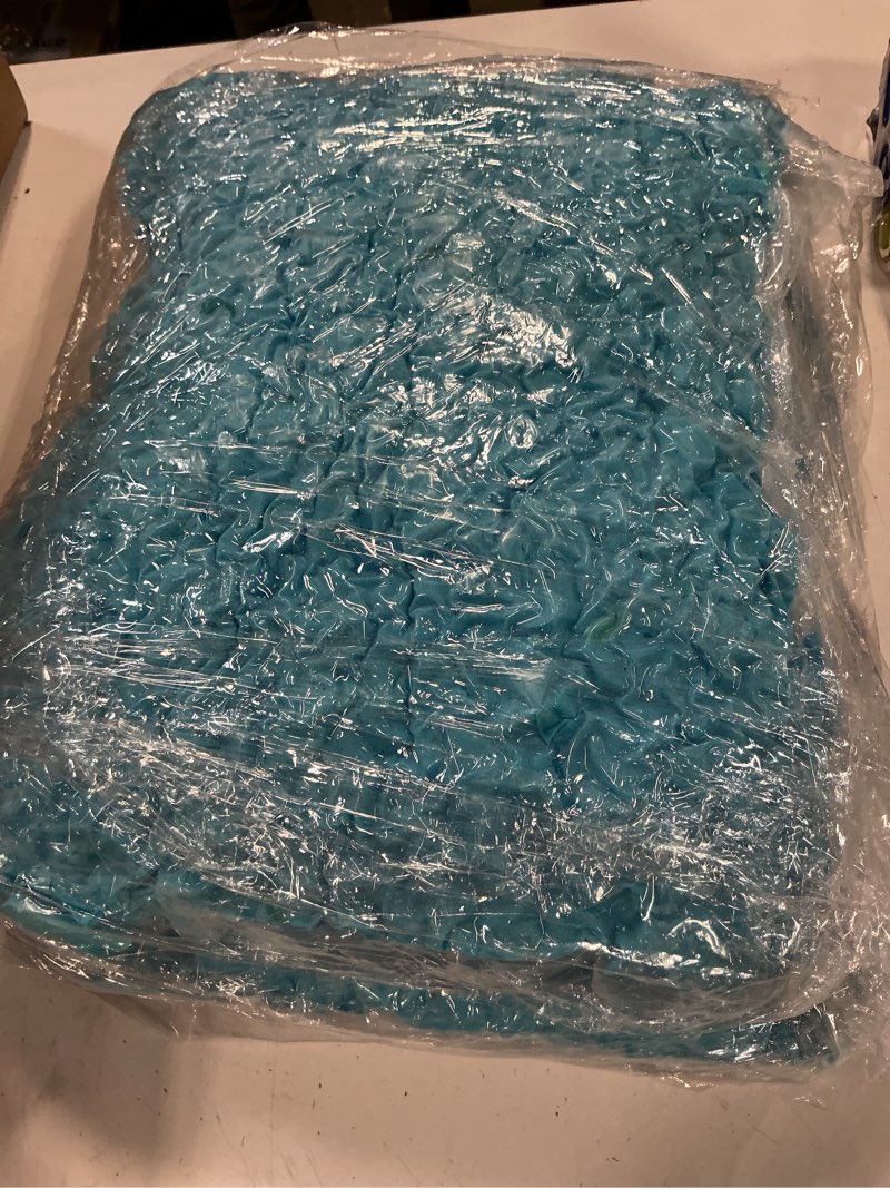 Condition photo showing Good Condition for Bean Bag Filler, 10lbs Shredded Memory Foam Filling, Soft Pillow Stuffing Bean Bag Refill Foam for Couch, Cushion, Stuffed Animals, Dog Bed, Arts Crafts Blue 10lbs