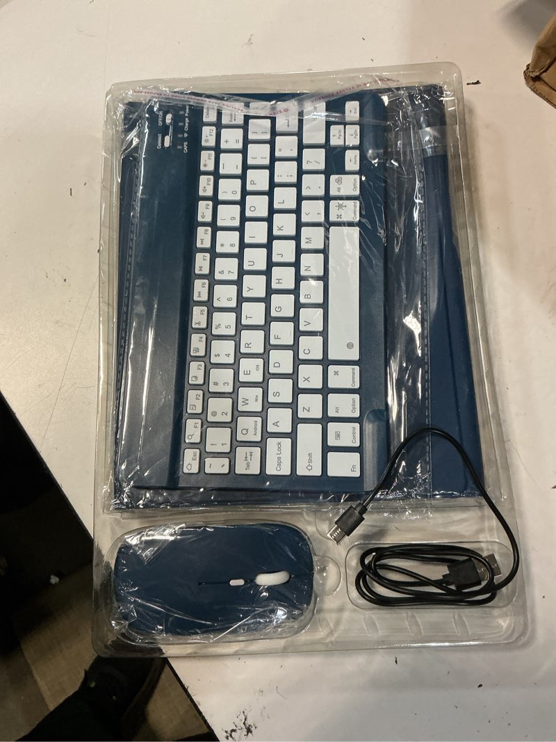 Condition photo showing Good Condition for for ipad air 11-inch/ 5th/ 4th generation case with keyboard ipad air 10.9/11-inch m4 m3 m2 air 5 air 4 gen 2026/2025/2024/2022/2020 magic keyboard backlit built-in pencil holder with mouse - blue ipad air 11/ 5th/ 4th-10.9/11 inch blue