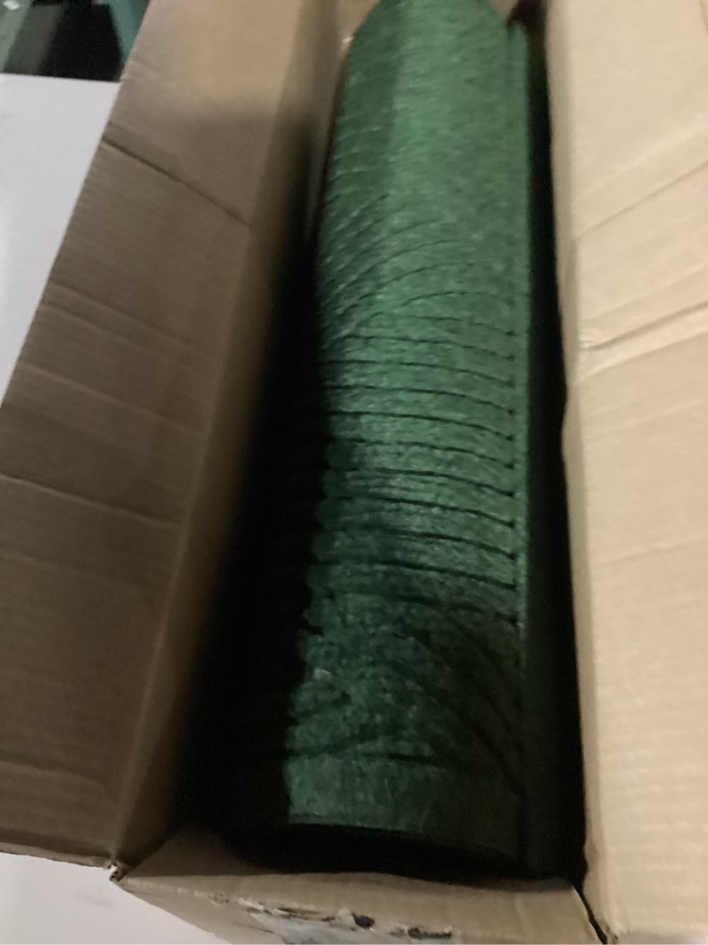 Condition photo showing Good Condition for Sturdy Front Door Mat, Absorbent Muddy Dirt Resist Welcome Door Mats Outdoor Indoor, Stain and Fade Resistant, Non-Slip Backing Entry Mat Low Profile Doormat for Entryway, 36×24, Green Green 2' x 3' (Rectangular)