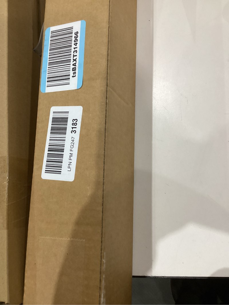 Condition photo showing As Is for AOSKY Cordless Zebra Blinds for Windows Pull Down Roller Window Shades Dual Layer Light Filtering Privacy for Day and Night, Free-Stop Door Shades for Home Easy to Install (18" W X 72" H, White) 18"W x 72"H White