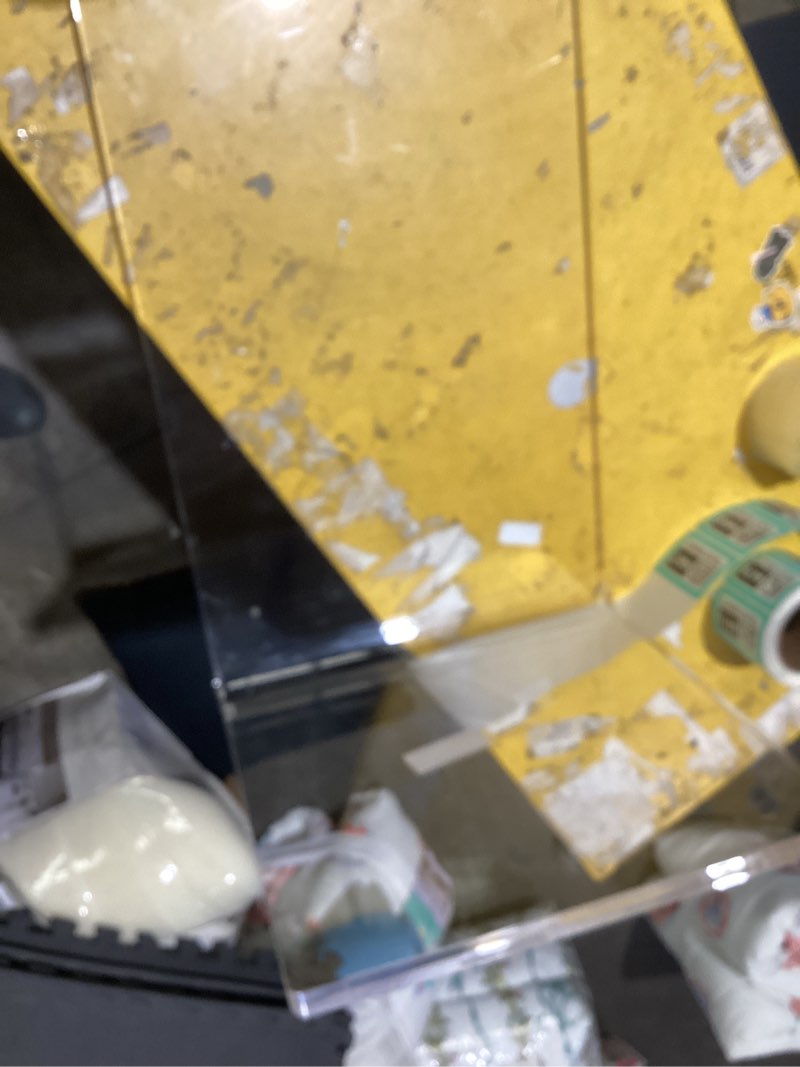 Condition photo showing As Is for acrylic c shaped side table clear - room essentials™