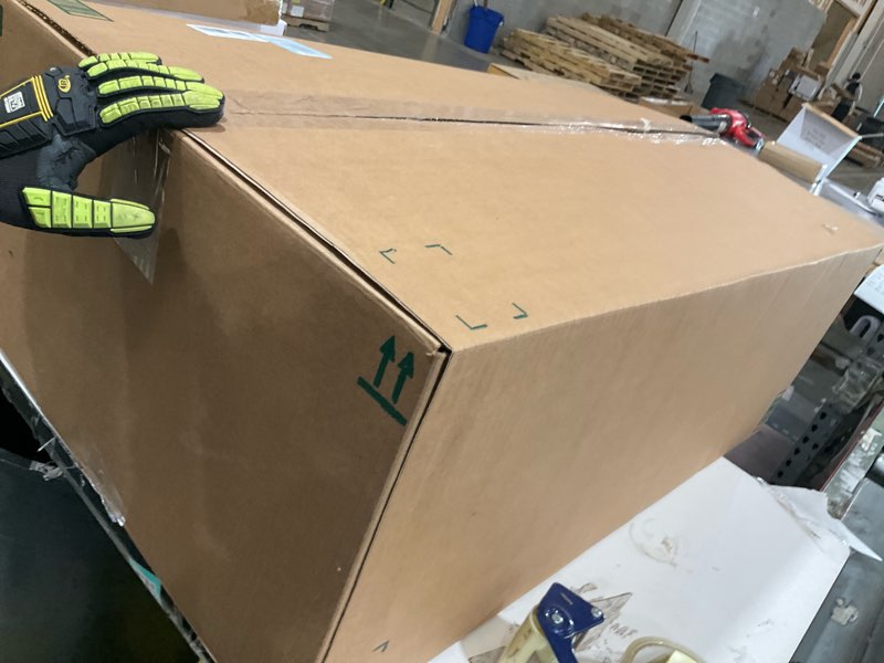 Condition photo showing As Is for portable product with bag, unknown model