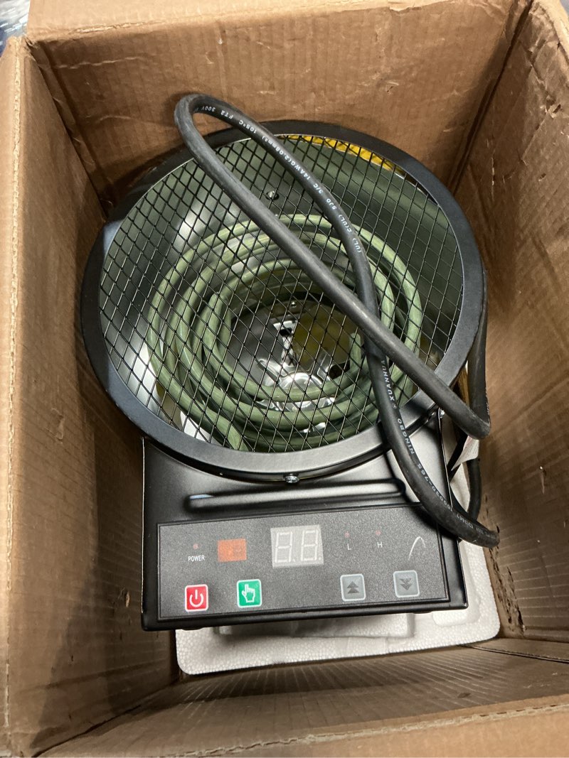 Condition photo showing Good Condition for dura heat euh4000r electric forced air heater with remote control 12,800 btu