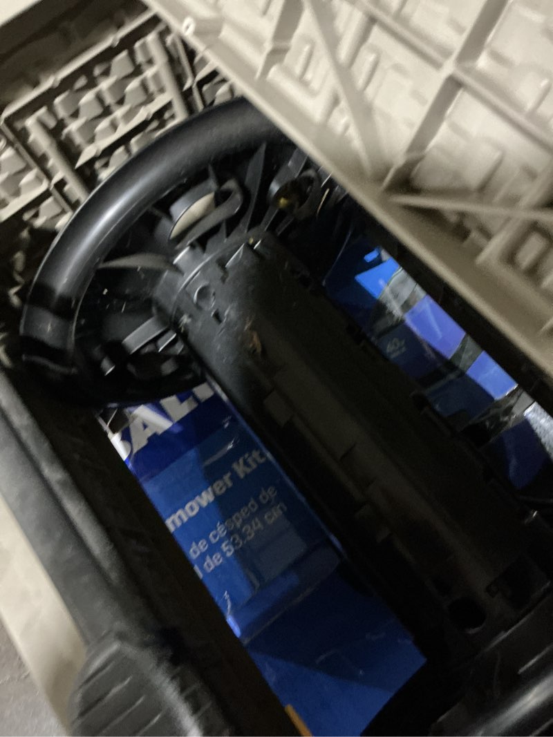 Condition photo showing As Is for used suncast hose hideaway plastic 175-ft hideaway hose reel