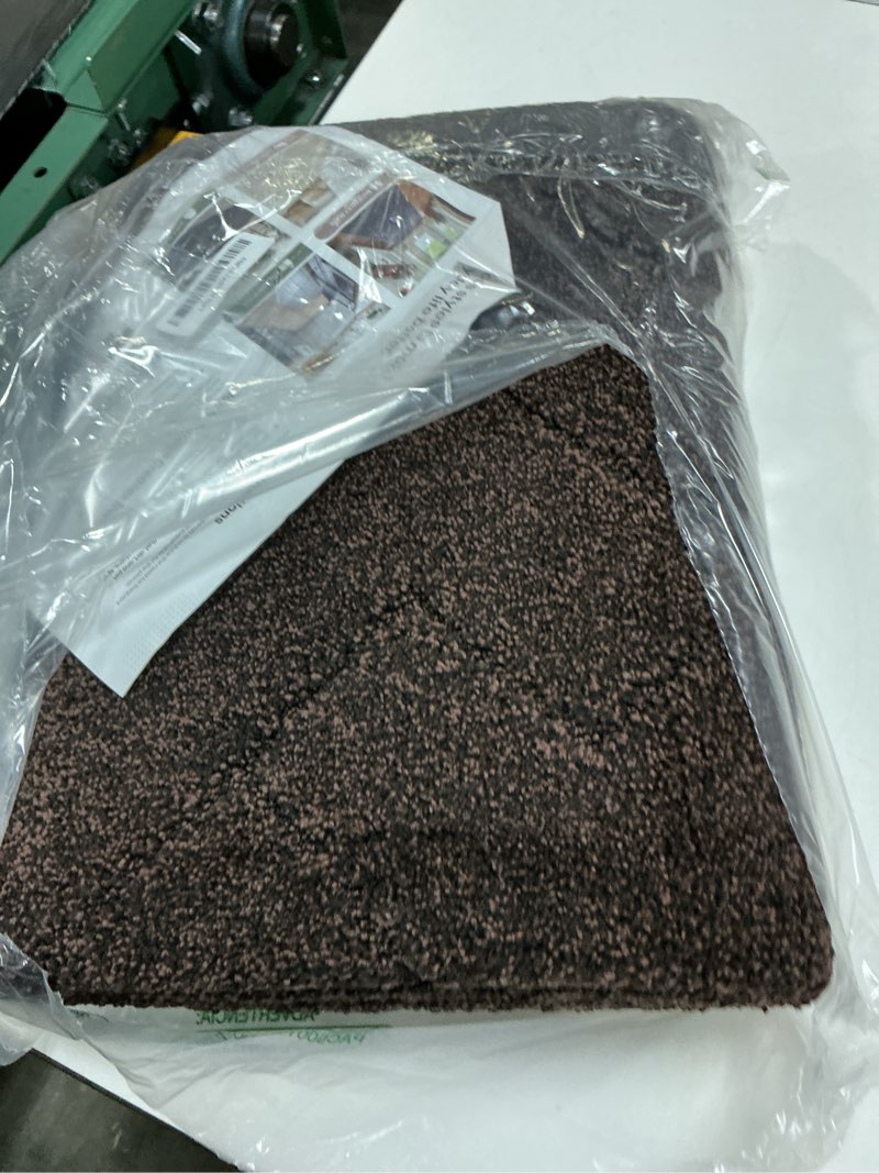 Condition photo showing Good Condition for purrugs dirt trapping door mat 32" x 70", non-slip machine washable entry rug, dog doormat, indoor front door mat, super absorbent entryway rug for muddy shoes & paws, brown brown 32" x 70"