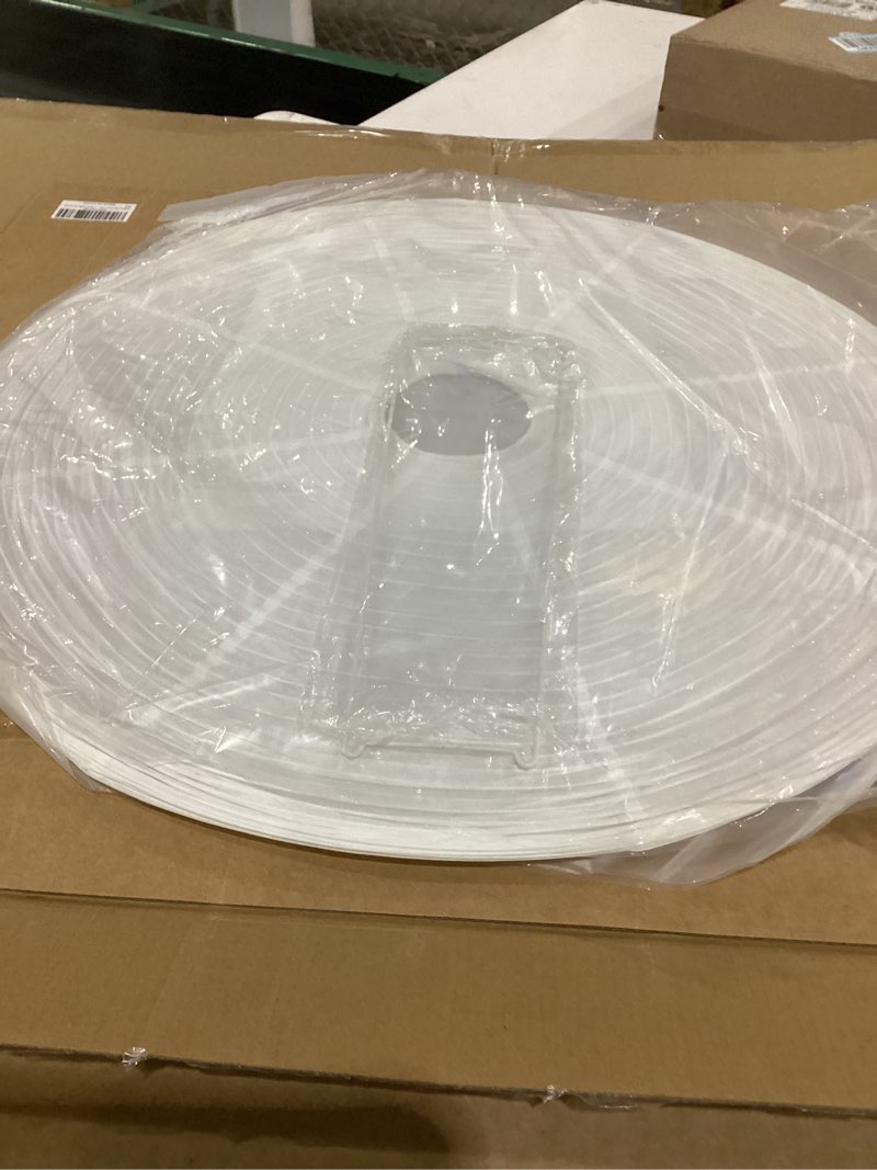 Condition photo showing As Is for large white oblate pendant lamp shade 55.5cm(21.85in) chinses lantern home decor paper ceiling lampshade