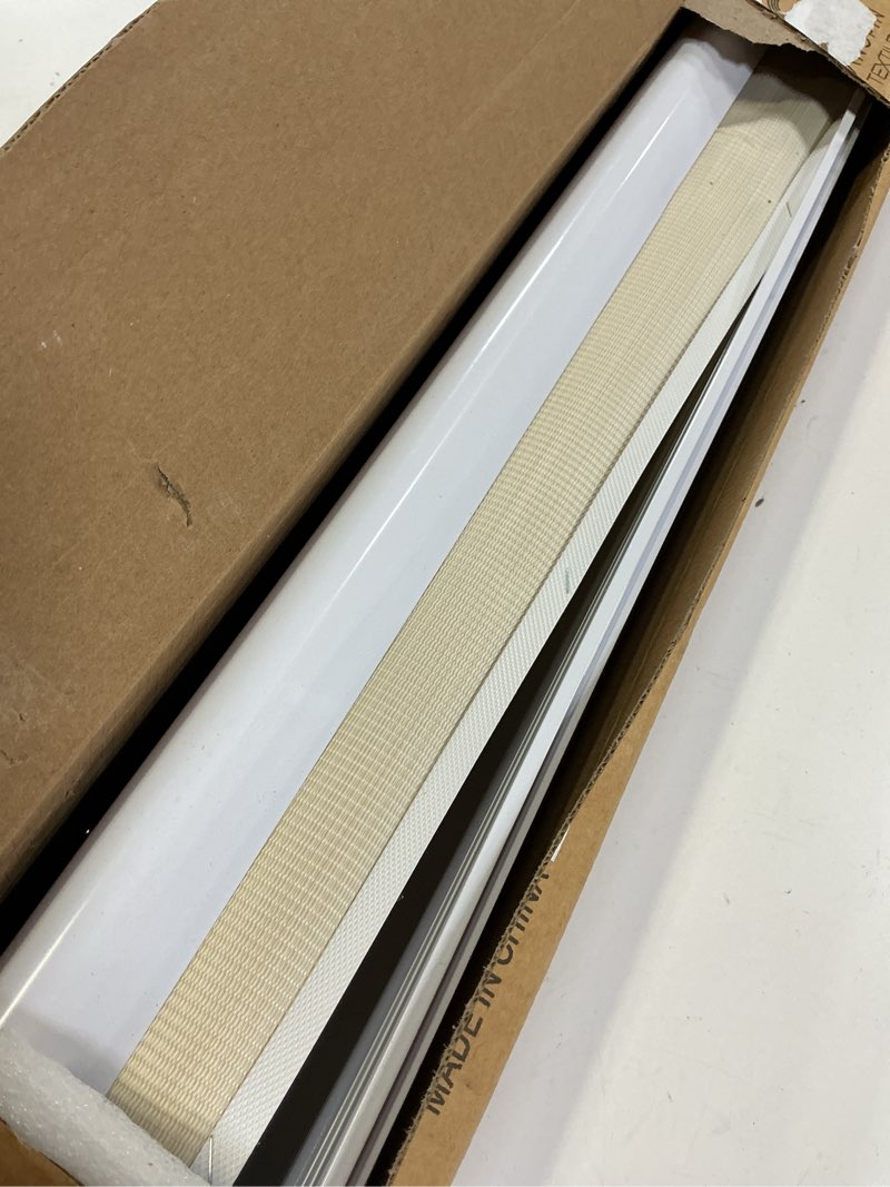 Condition photo showing Good Condition for cordless zebra blinds window blind zebra shade blinds for windows roller sheer shades privacy light filtering shades for home kitchen bathroom (width 37'' x height 72'' cream) 37"w x 72"h cordless cream
