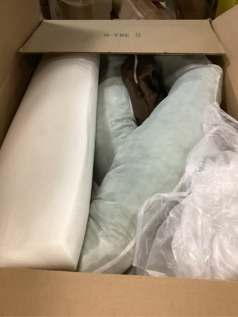 Condition photo showing As Is for PetFusion Ultimate Dog Bed, Orthopedic Memory Foam, Multiple Sizes and Colors, Medium Firmness Pillow, Waterproof Liner, YKK Zippers, Breathable 35% Cotton Cover Large (36x28") Brown