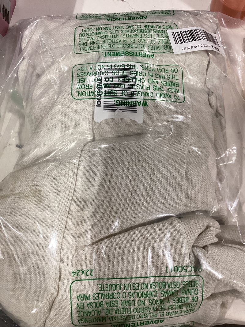 Condition photo showing New/Like New for similar product ivory color H.VERSAILTEX Blackout Curtains Thermal Insulated Window Treatment Panels Room Darkening Blackout Drapes for Living Room Back Tab/Rod Pocket Bedroom Draperies, 52 x 84 Inch, Ivory/Cream, 2 Panels 52\"W x 84\"L (Pack of 2) Ivory/Cream