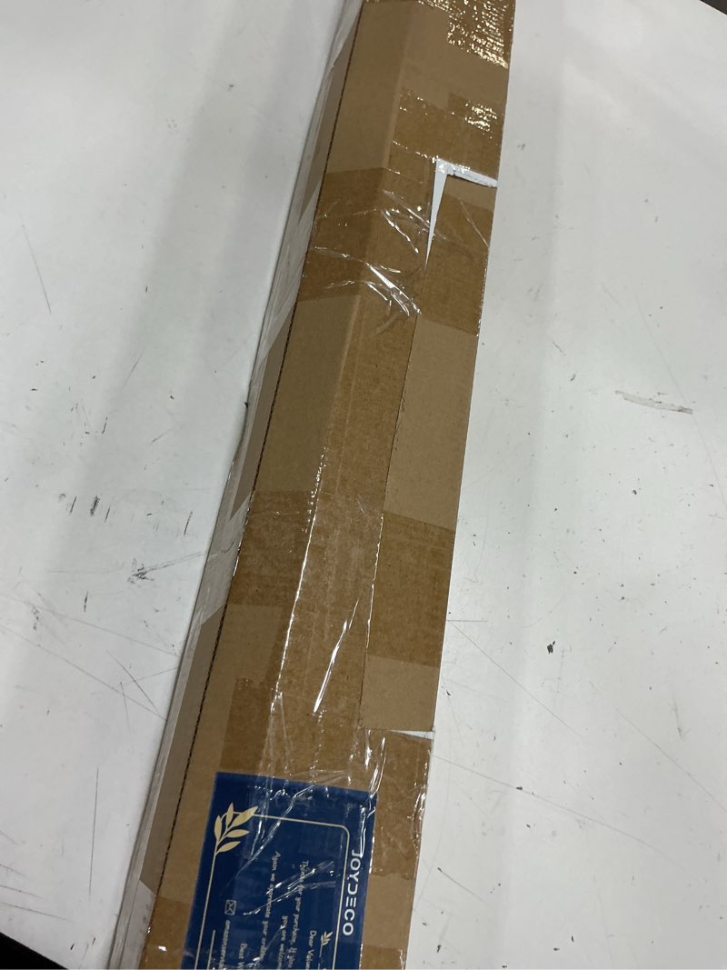 Condition photo showing New/Like New for joydeco zebra blinds for windows cordless, dual layer sheer mini roller shades privacy light filtering for sliding glass door indoor window, white,27" w×75" h off-white 27" w x 75" h ready made