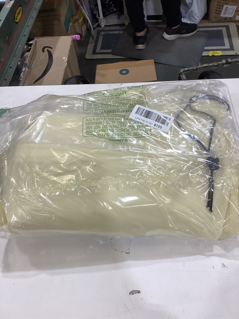 Condition photo showing As Is for Rectangular Plant Protection Cover, Winter Outdoor Garden Plant Frost Protection Blanket, Plant Frost Protection Cover, Plant Protection Wrap Cover, 1 Piece, 102 x 51 x 19.7 Inches 102.0x51.0x19.7inch-1pcs