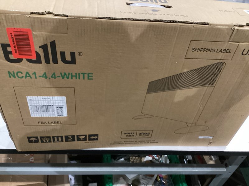 Condition photo showing Good Condition for Ballu Convection Panel Space Heater for Large Room,1500W Electric Heater with Programmable Thermostat,WiFi App Control,Standing or Wall Mount,Smart Quiet Heater for Indoor Use,Works with Alexa,White Standard White
