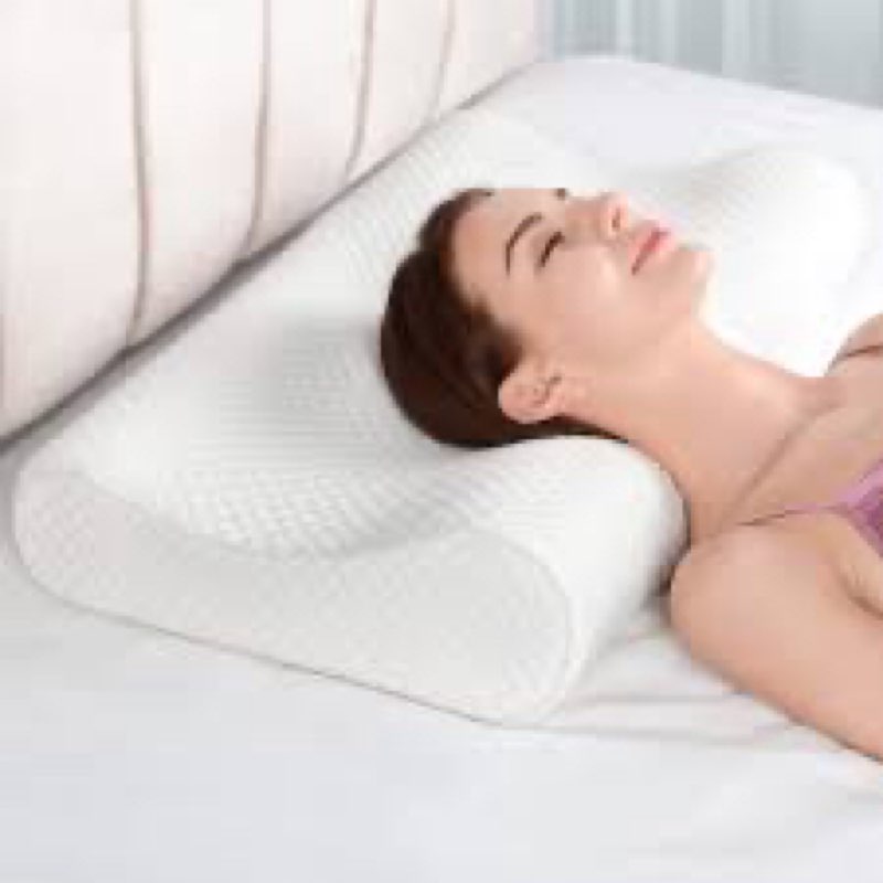 AM AEROMAX 32" King Size Contour Memory Foam Pillow, Cervical Pillow for Neck Pain Relief, Neck Orth