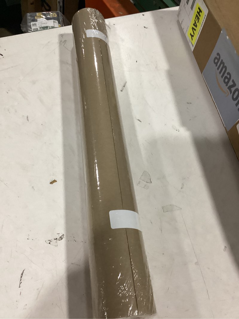 Condition photo showing New/Like New for brown paper roll 24" x 1200" (100 feet) - usa-made thick kraft paper roll 50lb thickness for packing, moving, shipping & crafts/arts - 100% recycled natural craft wrapping material by idl packaging brown 24"x100' (#50 thick) pack of 1